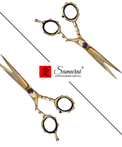 Samurai Gold Smarald – Foarfeca Tuns - Dreapta, 6 inch