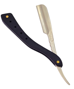 Samurai – Brici Vintage lemn mahon - Negru