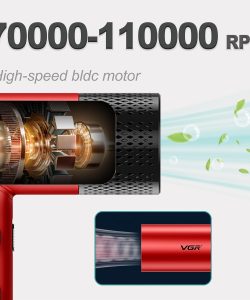 Uscator de par VGR Profesional V-401 rosu - imagine 4