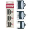 Set 3 Grătare intermediare Premium pentru mașini de tuns, 1.5 mm, 3 mm, 4.5 mm