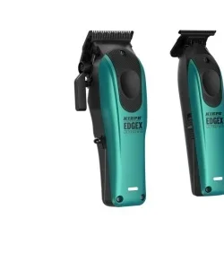 Set Kiepe EDGEX ULTRATHIN – Mașină de tuns și aparat de contur, albastru - imagine 4
