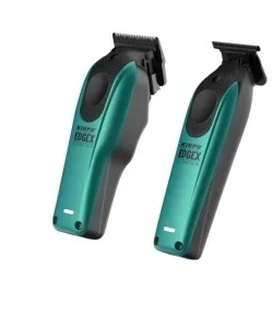 Set Kiepe EDGEX ULTRATHIN – Mașină de tuns și aparat de contur, albastru - imagine 3