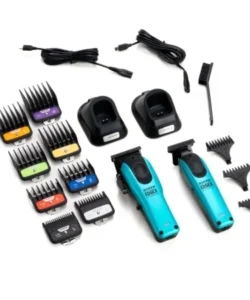 Set Kiepe EDGEX ULTRATHIN – Mașină de tuns și aparat de contur, albastru