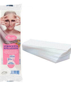 Benzi depilatoare Roial Non-Woven 7x20cm Alb 50buc/set - imagine 2