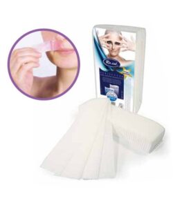 Benzi depilatoare facial Roial Non-Woven 3x12,5cm Alb 200buc/set - imagine 2