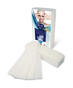 Benzi depilatoare facial Roial Non-Woven 3x12,5cm Alb 200buc/set