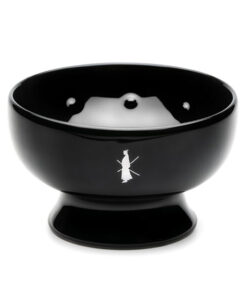 Bol de Barbierit Tatara Razors Portelan Negru & Textura 3D