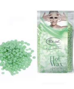 Ceara de epilat elastica Roial Green perle 800gr - imagine 2