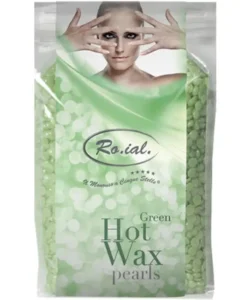 Ceara de epilat elastica Roial Green perle 800gr