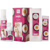 Kit de epilare rapida cu ceara rece pentru piele sensibila Roial Bubble Wax cu unt de shea