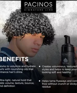 Mousse pentru parul ondulat si cret Pacinos Curl Mousse 100ml - imagine 6