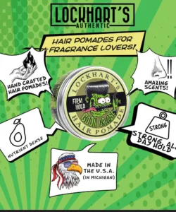 Pomada Lockhart's Goon Grease Oil Based Hair Pomade 96gr - imagine 6