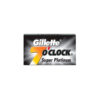 Rezerve lame de barbierit Gillette 7 o clock Super Platinum set 5 buc