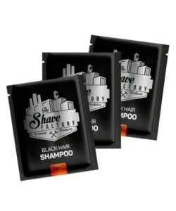 Sampon Colorant Negru The Shave Factory Black Hair Shampoo 10 x 25ml - imagine 11