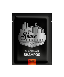 Sampon Colorant Negru The Shave Factory Black Hair Shampoo 10 x 25ml - imagine 2