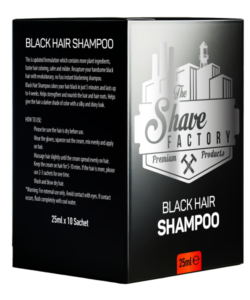 Sampon Colorant Negru The Shave Factory Black Hair Shampoo 10 x 25ml - imagine 12