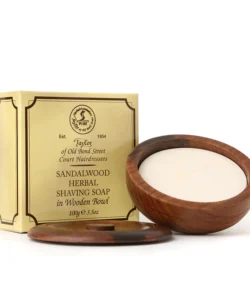 Sapun de Barbierit Solid Sandalwood in Bol de Lemn Taylor of Old Bond Street 100g