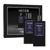 Set cadou sampon si balsam pentru par grizonat Noberu Silver Giftbox