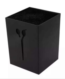 Suport foarfeci frizerie, negru