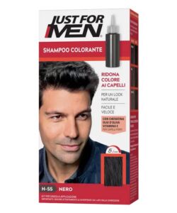 Vopsea de par Just For Men Negru H-55 66ml