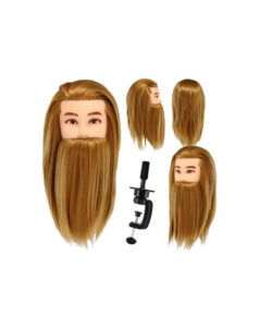 Cap Manechin Barbat cu Barba blond inchis+ Suport de Prindere - imagine 3