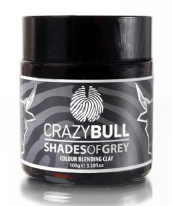 Ceara de par colorata Crazy Bull Shades of Grey Clay 100ml