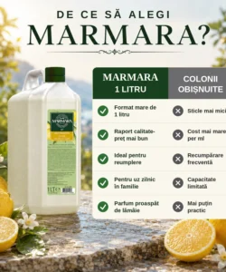 Alternative view of Apă de colonie Marmara Barber 80°, Lămâie, 1000 ml