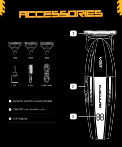 Aparat de contur VGR Profesional V-285 T Muscular - imagine 13