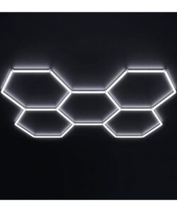 Sistem de iluminat HoneyComb 5 Hexagoane Luminoase LED 192W 2430 X 1660mm
