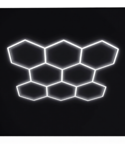 Sistem de iluminat HoneyComb 8 Hexagoane Luminoase LED 280W 2523 X 2432mm