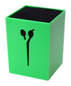 Suport foarfeci frizerie, verde