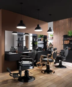 Scaun frizerie Barber Shop Lord DARK Edition - imagine 6