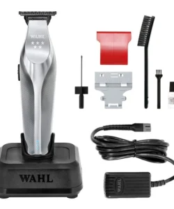 Set Wahl Vapor + Hi-Viz, mașină de tuns și aparat de contur, negru/argintiu - imagine 5