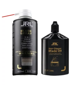 Set de întreținere JRL pentru mașini de tuns și contur, cu ulei și spray de curățare